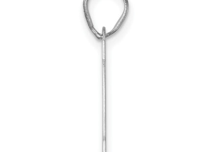 14k White Gold Pendants Style WBN10 - Classique Jewelry Inc.