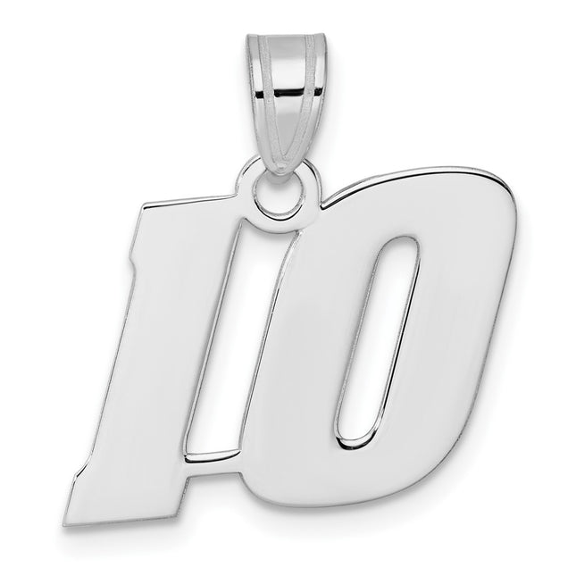 14k White Gold Pendants Style WBN10 - Classique Jewelry Inc.