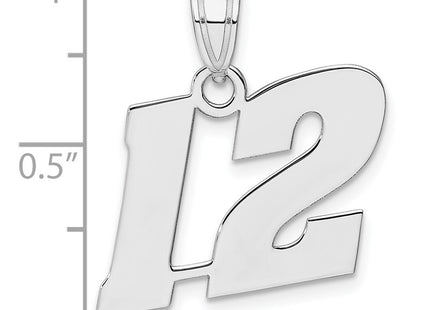 14k White Gold Pendants Style WBN12 - Classique Jewelry Inc.