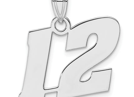 14k White Gold Pendants Style WBN12 - Classique Jewelry Inc.