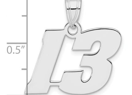 14k White Gold Pendants Style WBN13 - Classique Jewelry Inc.