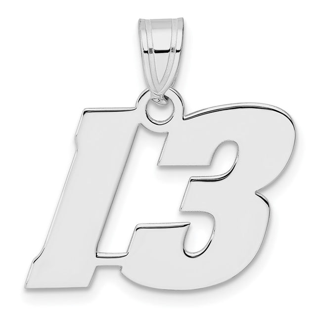 14k White Gold Pendants Style WBN13 - Classique Jewelry Inc.