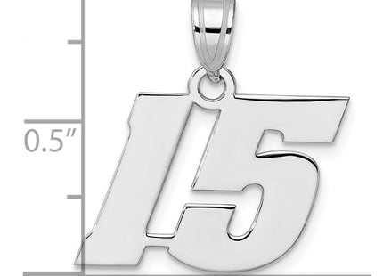 14k White Gold Pendants Style WBN15 - Classique Jewelry Inc.