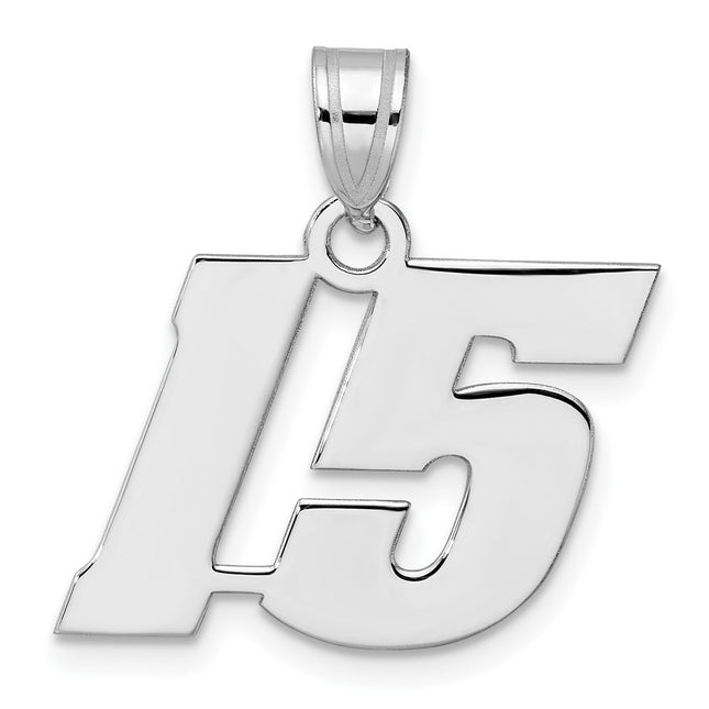 14k White Gold Pendants Style WBN15 - Classique Jewelry Inc.