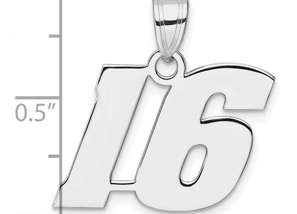 14k White Gold Pendants Style WBN16 - Classique Jewelry Inc.