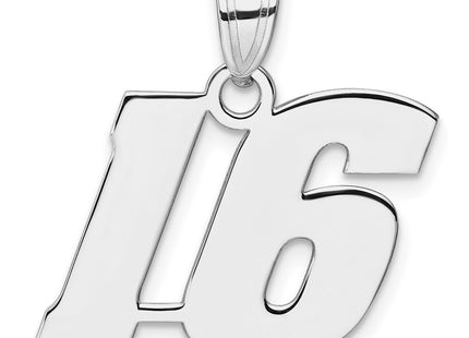 14k White Gold Pendants Style WBN16 - Classique Jewelry Inc.