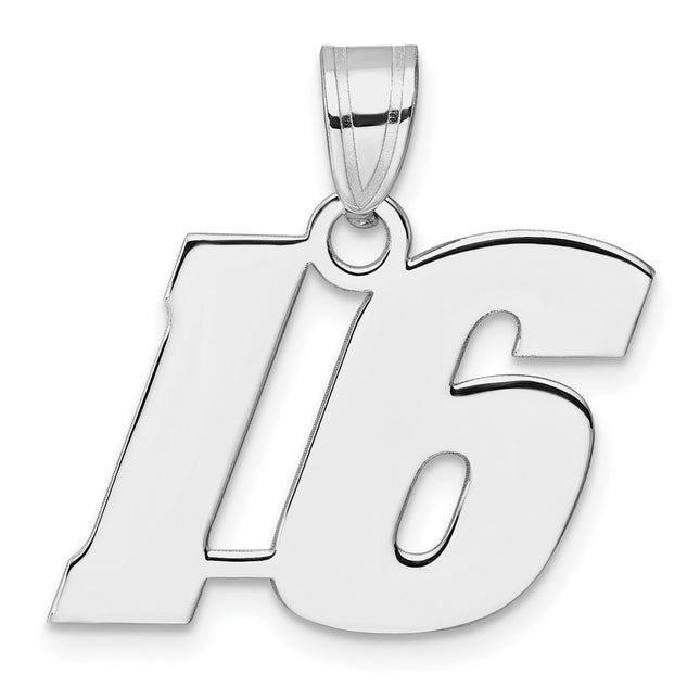 14k White Gold Pendants Style WBN16 - Classique Jewelry Inc.