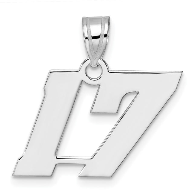 14k White Gold Pendants Style WBN17 - Classique Jewelry Inc.