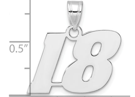 14k White Gold Pendants Style WBN18 - Classique Jewelry Inc.