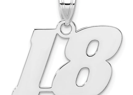 14k White Gold Pendants Style WBN18 - Classique Jewelry Inc.