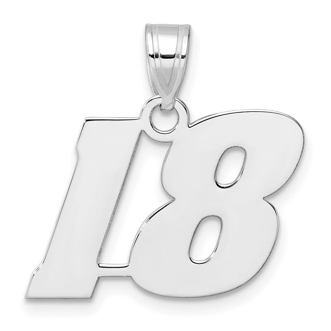 14k White Gold Pendants Style WBN18 - Classique Jewelry Inc.