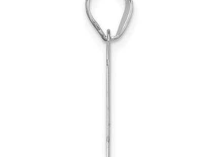 14k White Gold Pendants Style WBN19 - Classique Jewelry Inc.