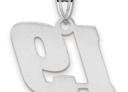 14k White Gold Pendants Style WBN19 - Classique Jewelry Inc.