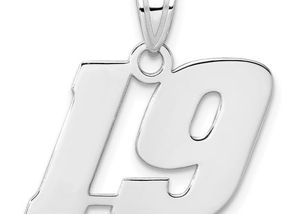 14k White Gold Pendants Style WBN19 - Classique Jewelry Inc.