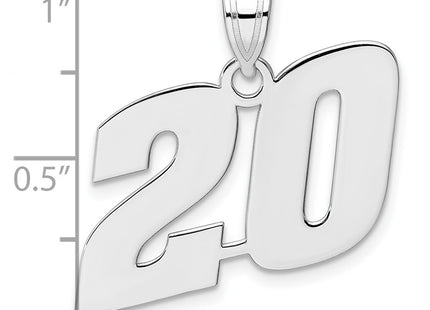 14k White Gold Pendants Style WBN20 - Classique Jewelry Inc.