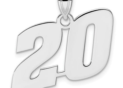 14k White Gold Pendants Style WBN20 - Classique Jewelry Inc.