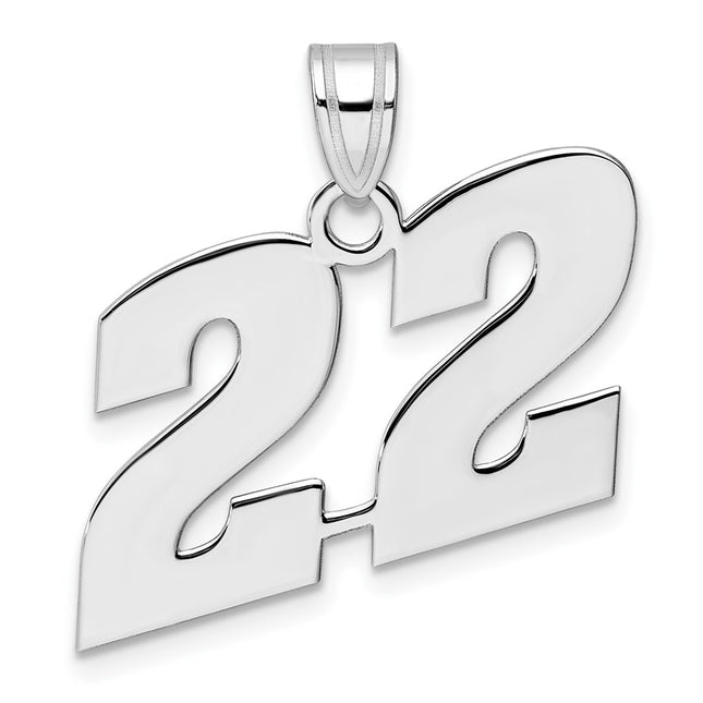 14k White Gold Pendants Style WBN22 - Classique Jewelry Inc.