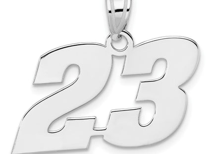 14k White Gold Pendants Style WBN23 - Classique Jewelry Inc.