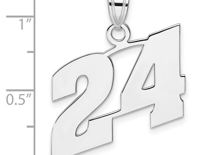 14k White Gold Pendants Style WBN24 - Classique Jewelry Inc.