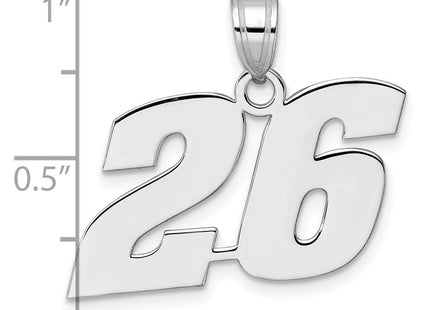 14k White Gold Pendants Style WBN26 - Classique Jewelry Inc.