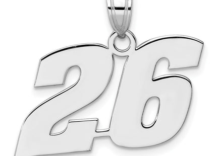 14k White Gold Pendants Style WBN26 - Classique Jewelry Inc.