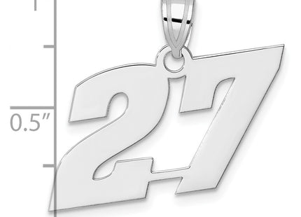 14k White Gold Pendants Style WBN27 - Classique Jewelry Inc.