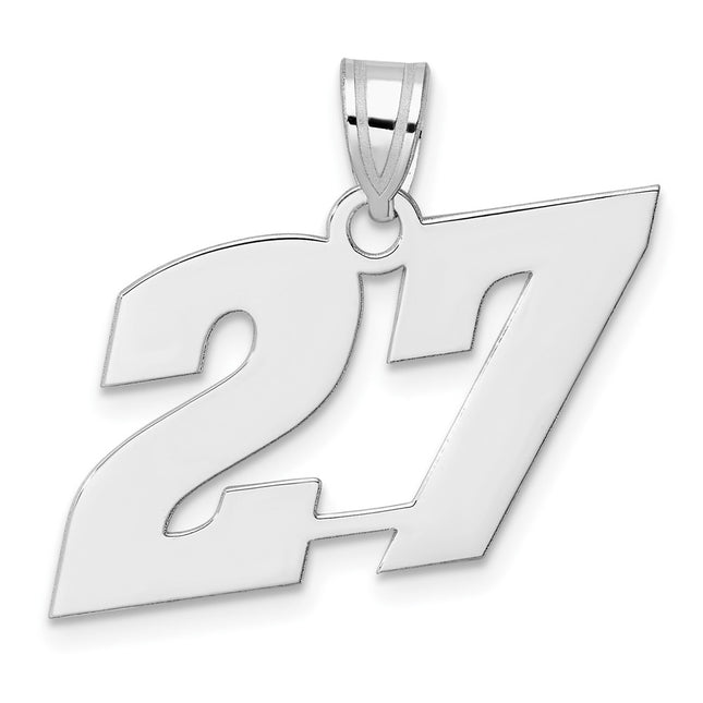 14k White Gold Pendants Style WBN27 - Classique Jewelry Inc.