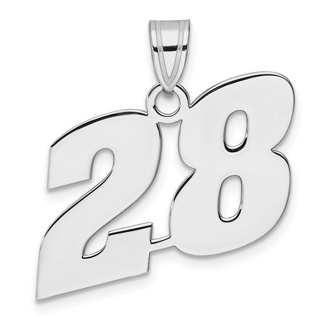 14k White Gold Pendants Style WBN28 - Classique Jewelry Inc.