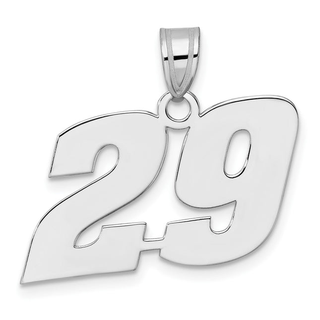 14k White Gold Pendants Style WBN29 - Classique Jewelry Inc.