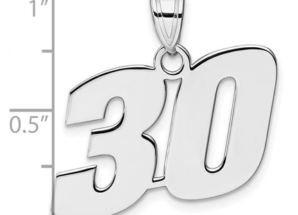 14k White Gold Pendants Style WBN30 - Classique Jewelry Inc.