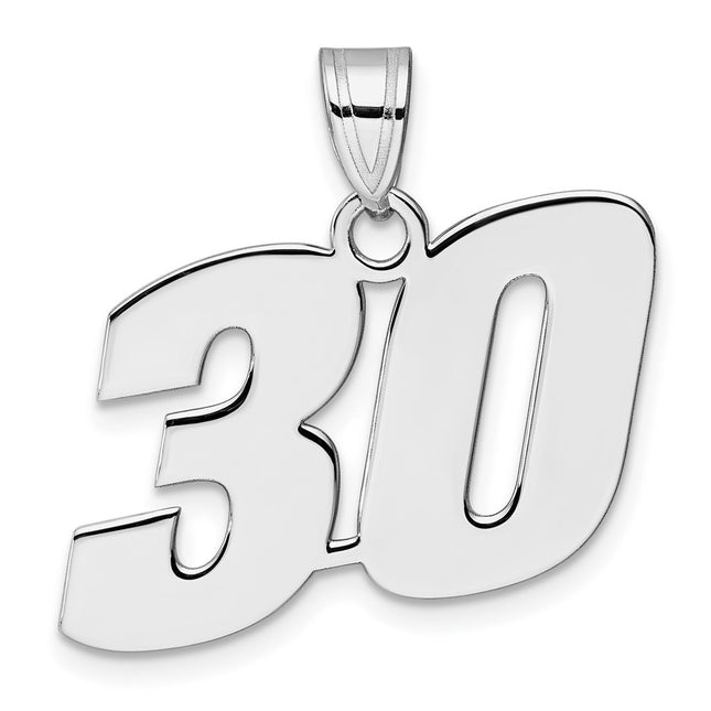 14k White Gold Pendants Style WBN30 - Classique Jewelry Inc.