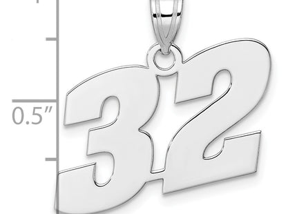 14k White Gold Pendants Style WBN32 - Classique Jewelry Inc.