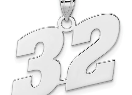 14k White Gold Pendants Style WBN32 - Classique Jewelry Inc.