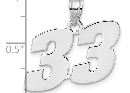 14k White Gold Pendants Style WBN33 - Classique Jewelry Inc.