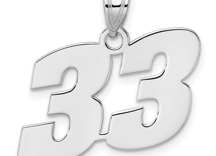 14k White Gold Pendants Style WBN33 - Classique Jewelry Inc.