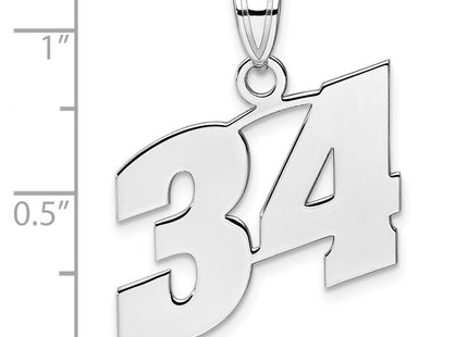 14k White Gold Pendants Style WBN34 - Classique Jewelry Inc.