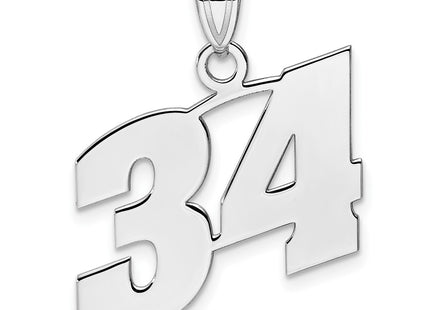 14k White Gold Pendants Style WBN34 - Classique Jewelry Inc.