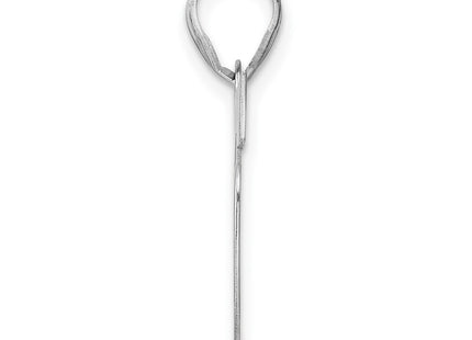 14k White Gold Pendants Style WBN35 - Classique Jewelry Inc.