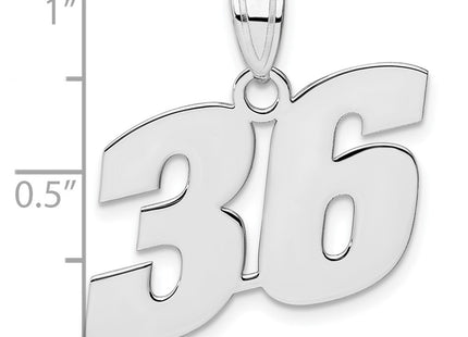 14k White Gold Pendants Style WBN36 - Classique Jewelry Inc.