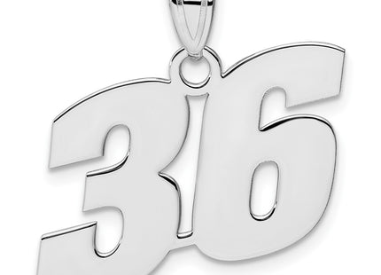 14k White Gold Pendants Style WBN36 - Classique Jewelry Inc.