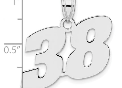 14k White Gold Pendants Style WBN38 - Classique Jewelry Inc.