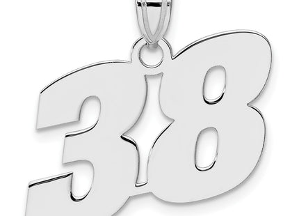 14k White Gold Pendants Style WBN38 - Classique Jewelry Inc.