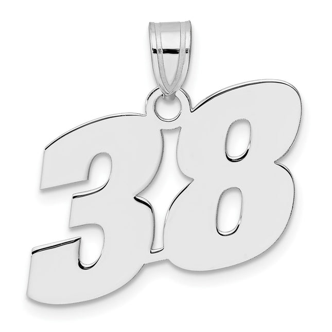 14k White Gold Pendants Style WBN38 - Classique Jewelry Inc.