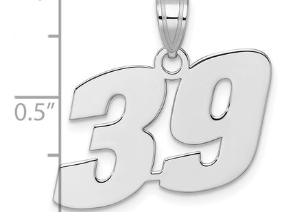 14k White Gold Pendants Style WBN39 - Classique Jewelry Inc.