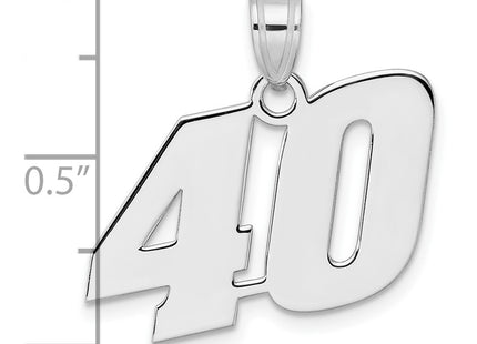 14k White Gold Pendants Style WBN40 - Classique Jewelry Inc.