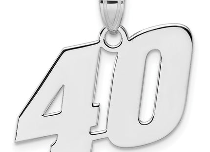 14k White Gold Pendants Style WBN40 - Classique Jewelry Inc.