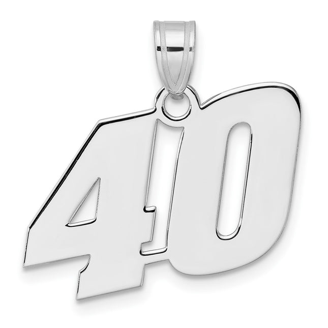 14k White Gold Pendants Style WBN40 - Classique Jewelry Inc.