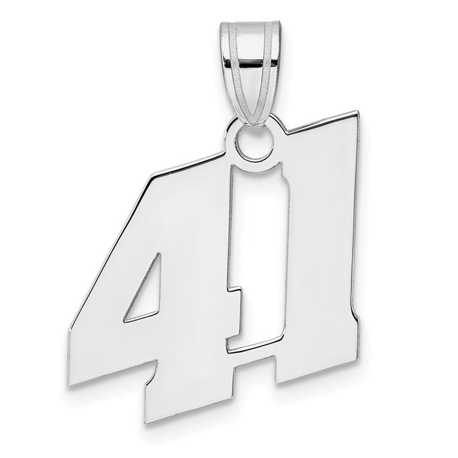 14k White Gold Pendants Style WBN41 - Classique Jewelry Inc.