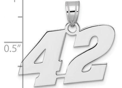 14k White Gold Pendants Style WBN42 - Classique Jewelry Inc.