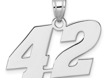 14k White Gold Pendants Style WBN42 - Classique Jewelry Inc.